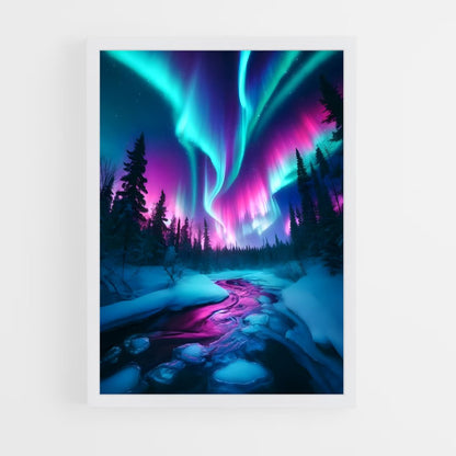 ap-aurora borealis-14 cadre Blanc