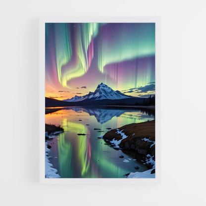 ap-aurora borealis-15 cadre Blanc