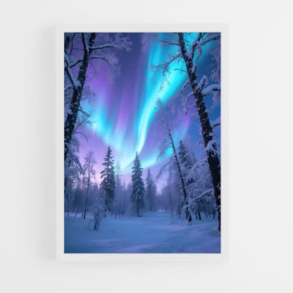 ap-aurora borealis-2 cadre Blanc