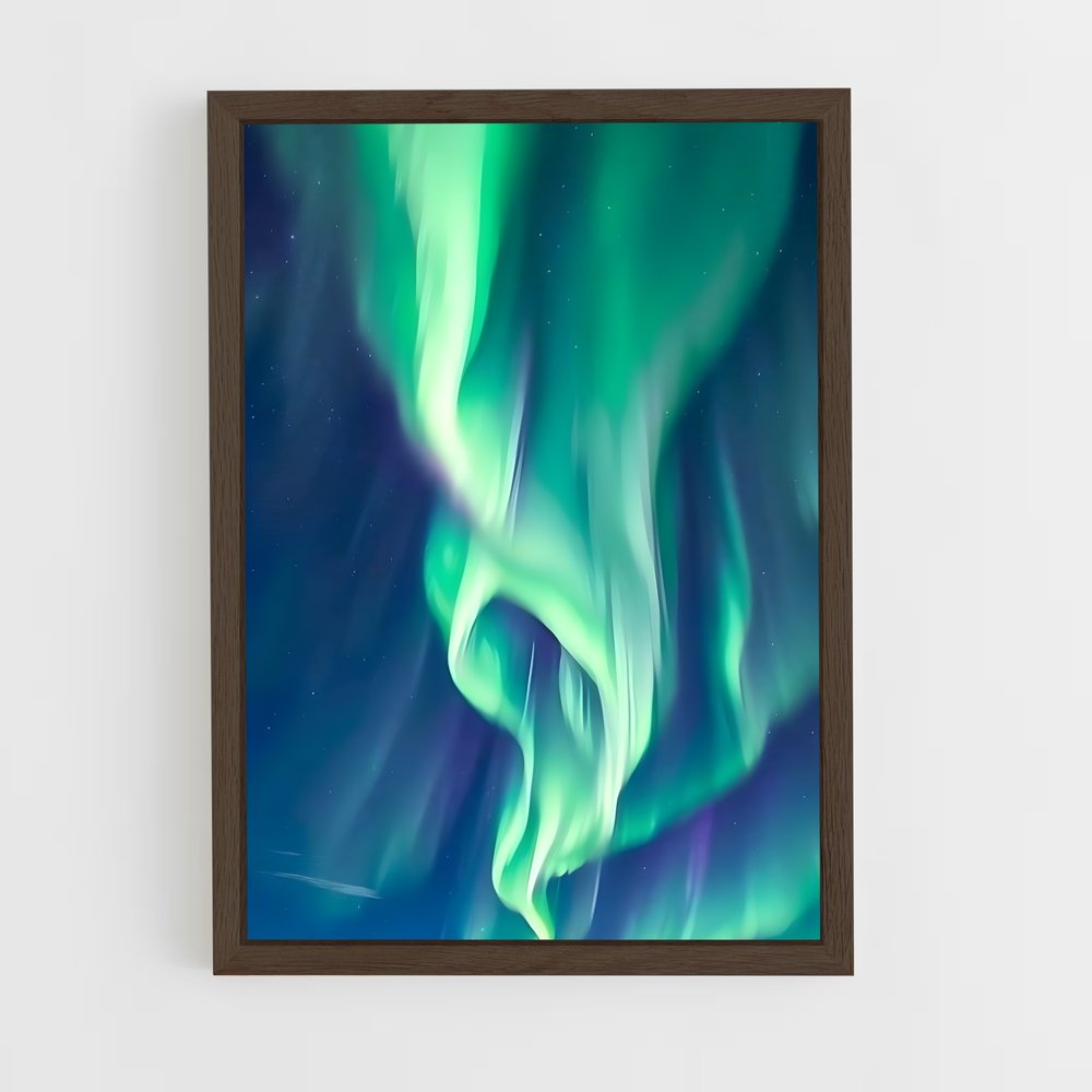 ap-aurora borealis-4 cadre Bois foncé
