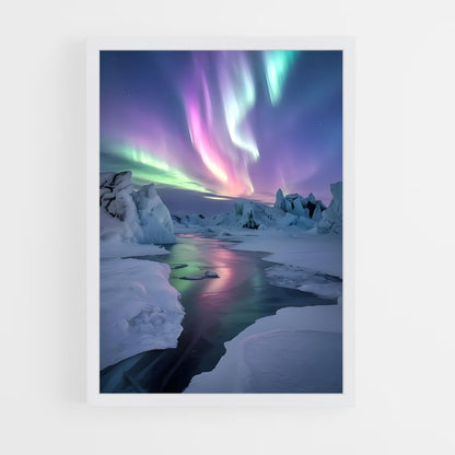 ap-aurora borealis-9 cadre Blanc