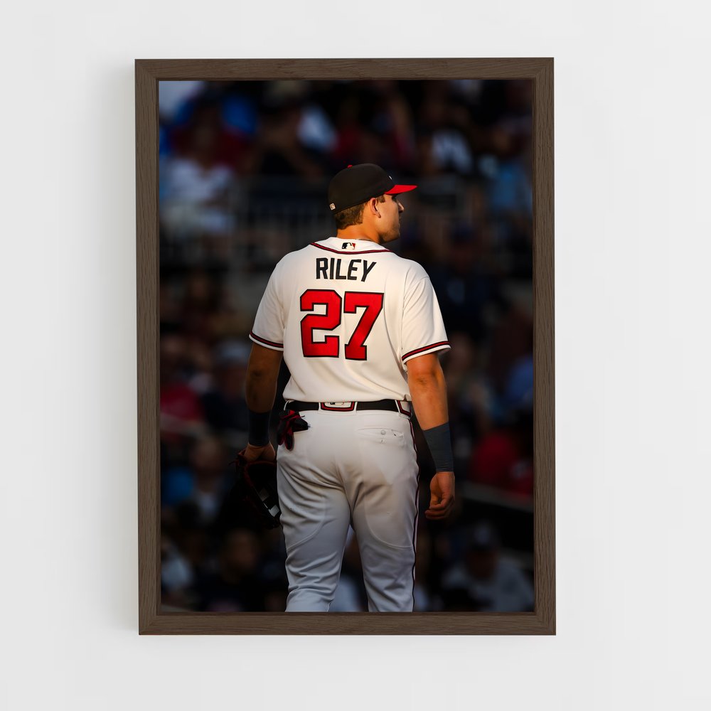 ap-austin riley-6 cadre Bois foncé