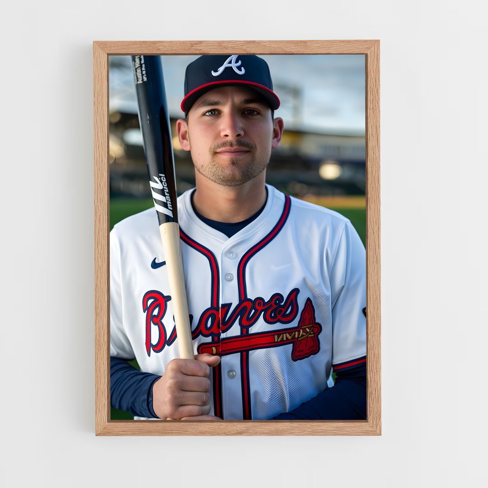 ap-austin riley-8 cadre Bois clair