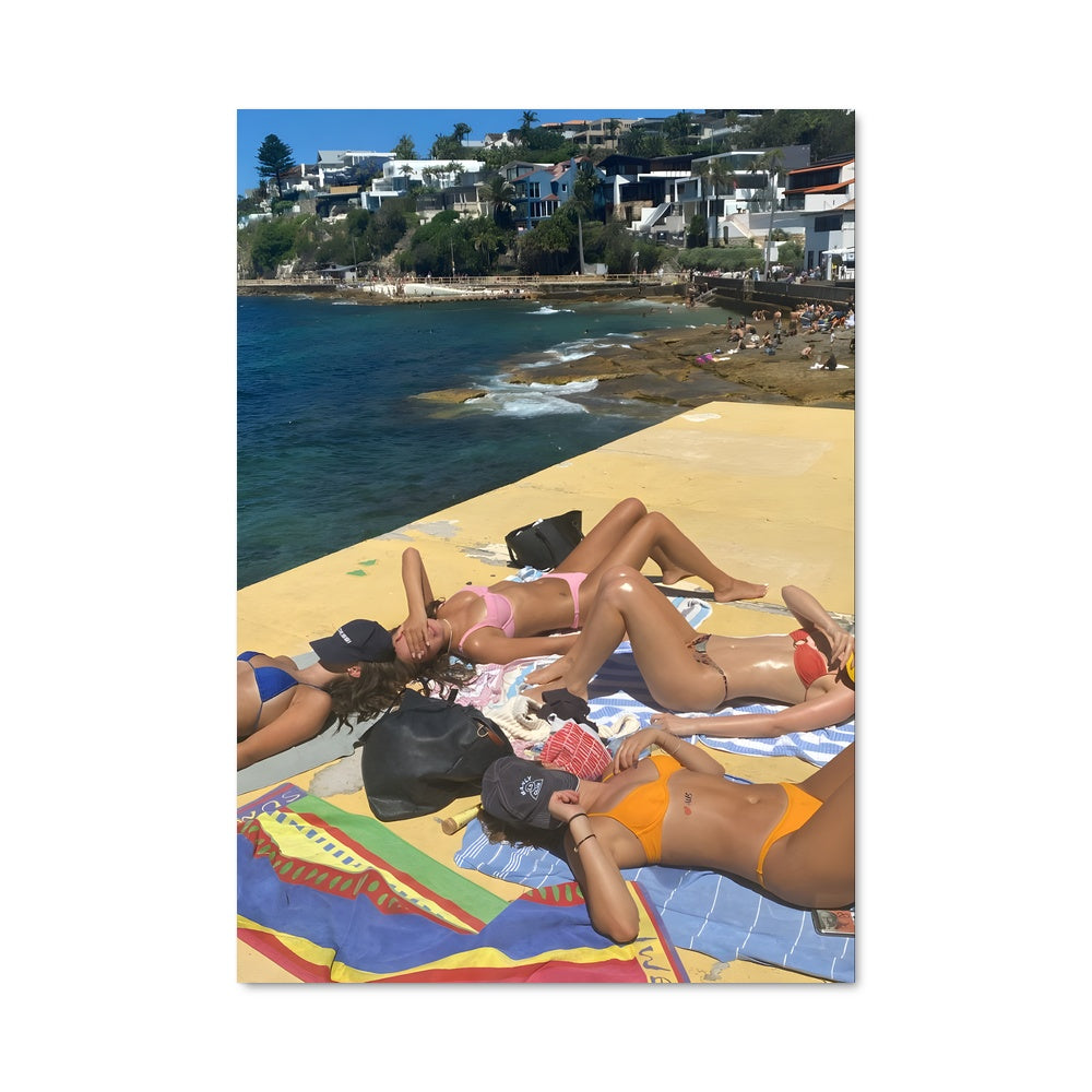 Poster Plage Australe