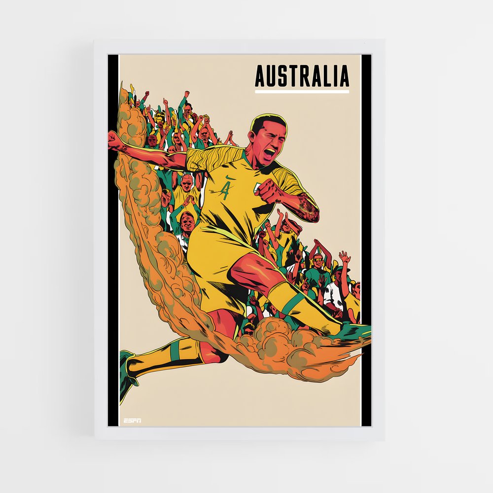 ap-australia national football team-4 cadre Blanc