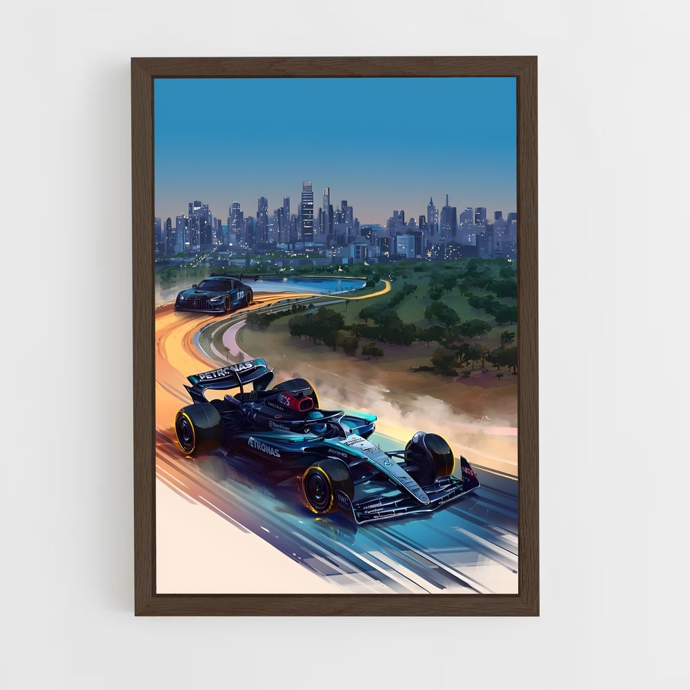 ap-australian grand prix-3 cadre Bois foncé