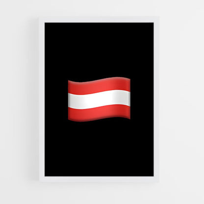 ap-austria flag-3 cadre Blanc