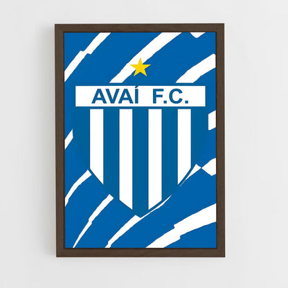 ap-avai futebol clube-15 cadre Bois foncé
