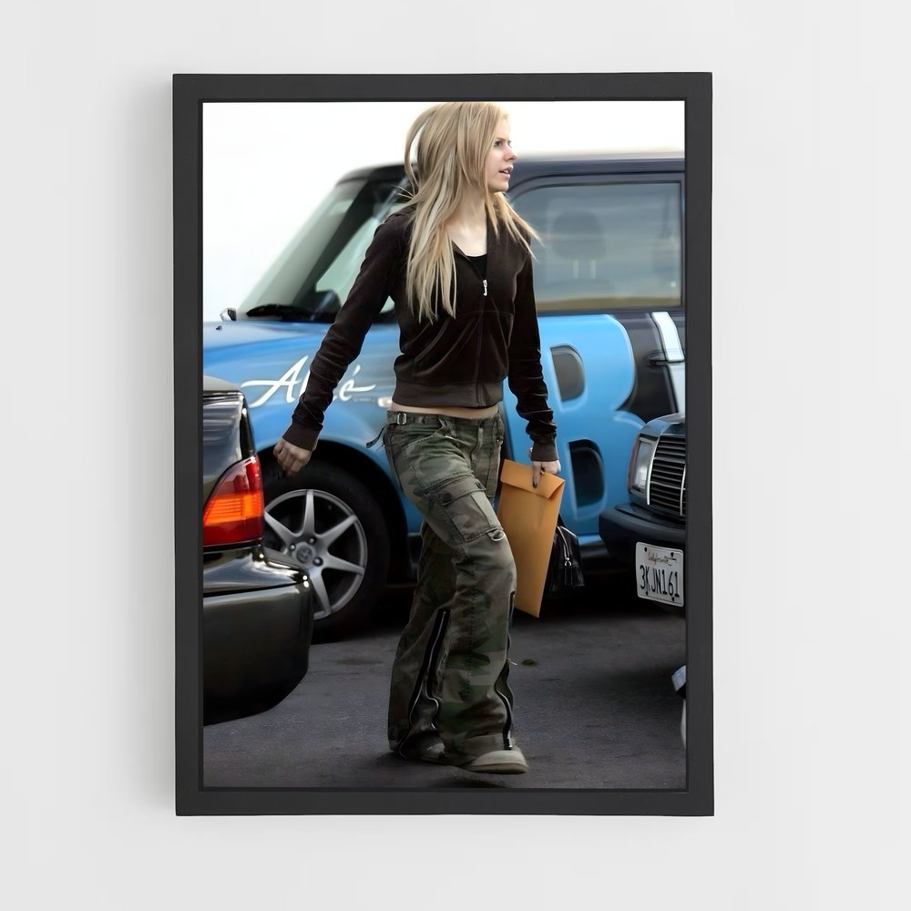 ap-avril lavigne-6 cadre Noir