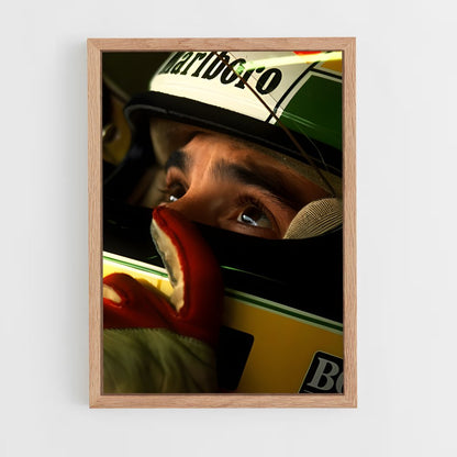 ap-ayrton senna-11 cadre Bois clair