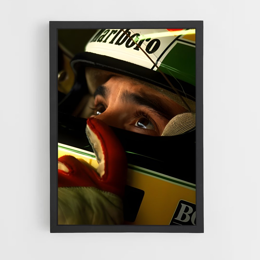 ap-ayrton senna-11 cadre Noir