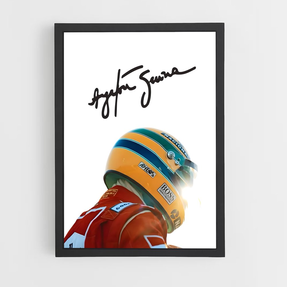 ap-ayrton senna-3 cadre Noir