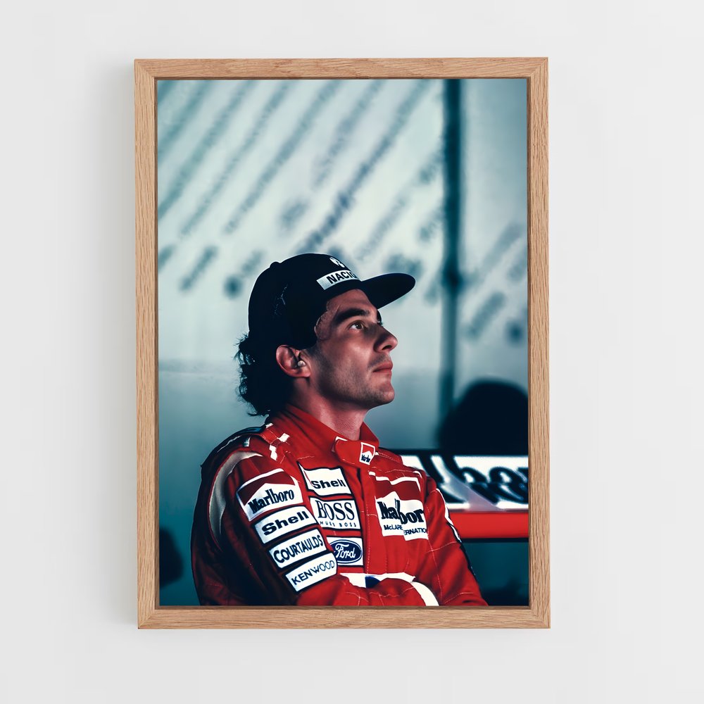 ap-ayrton senna-6 cadre Bois clair