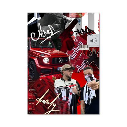 Poster Drive Red