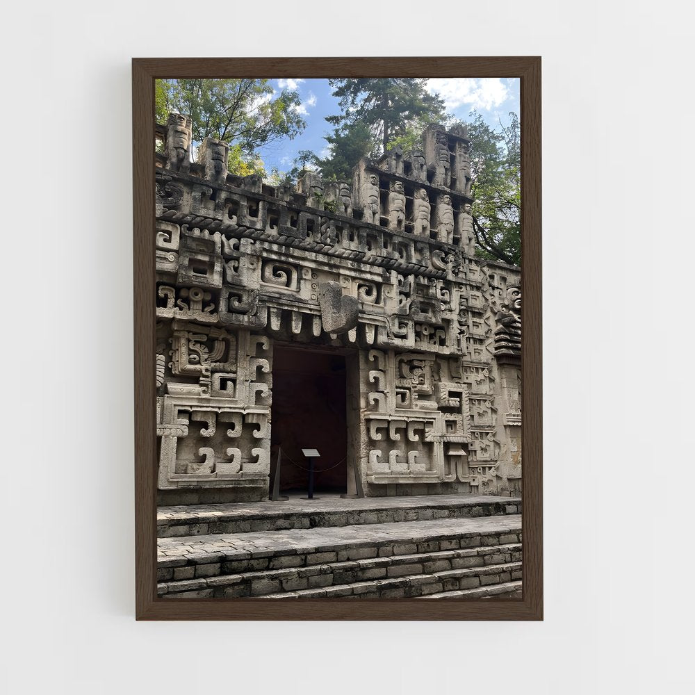 ap-aztec empire-3 cadre Bois foncé