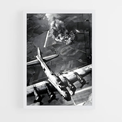 ap-b-17 flying fortress-3 cadre Blanc