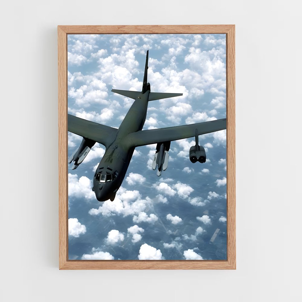ap-b-52 stratofortress-2 cadre Bois clair