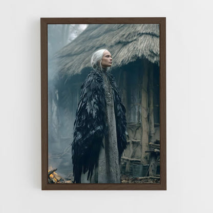 ap-baba yaga-4 cadre Bois foncé