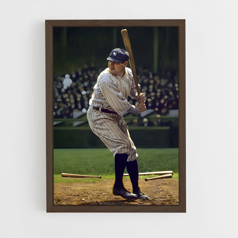 ap-babe ruth-1 cadre Bois foncé
