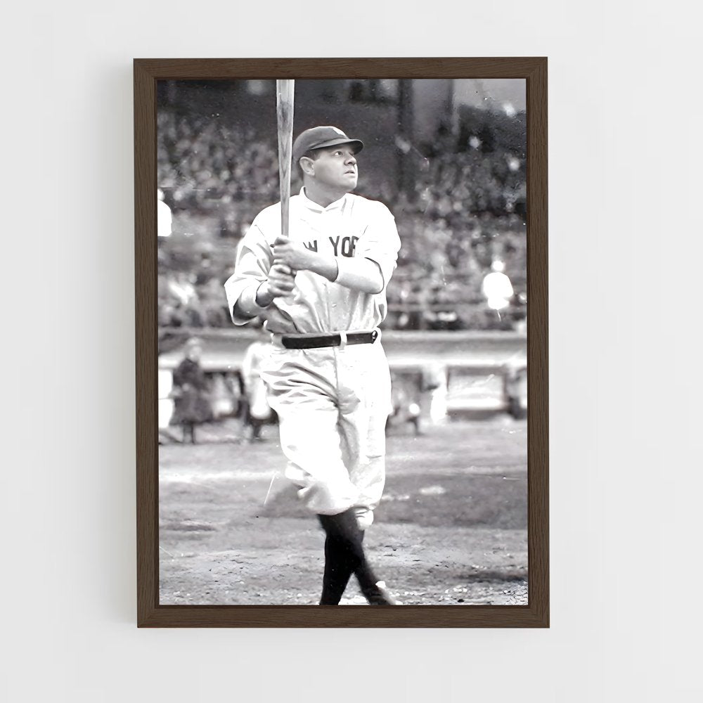 ap-babe ruth-4 cadre Bois foncé