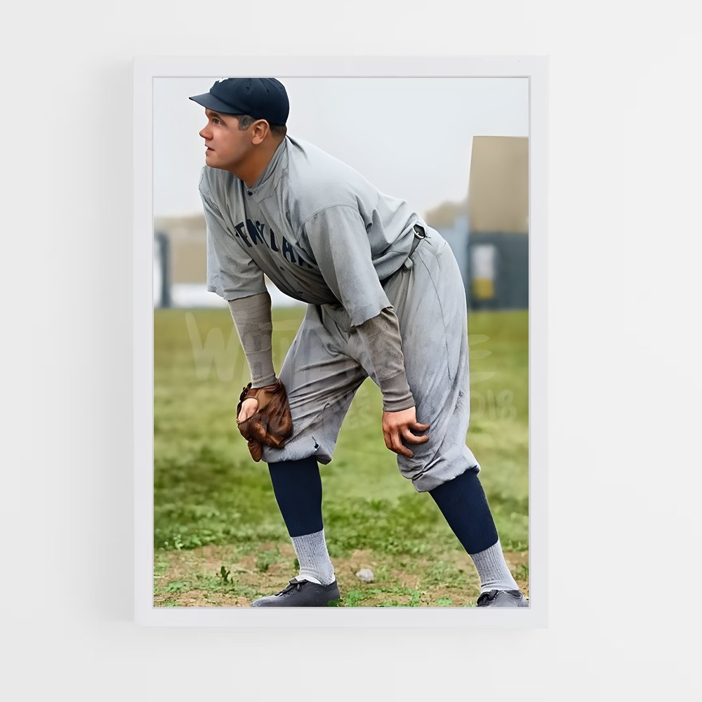 ap-babe ruth-5 cadre Blanc