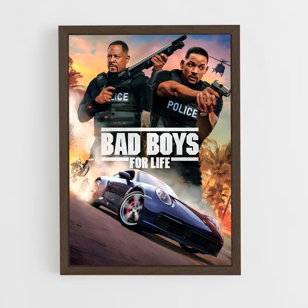 ap-bad boys-1 cadre Bois foncé