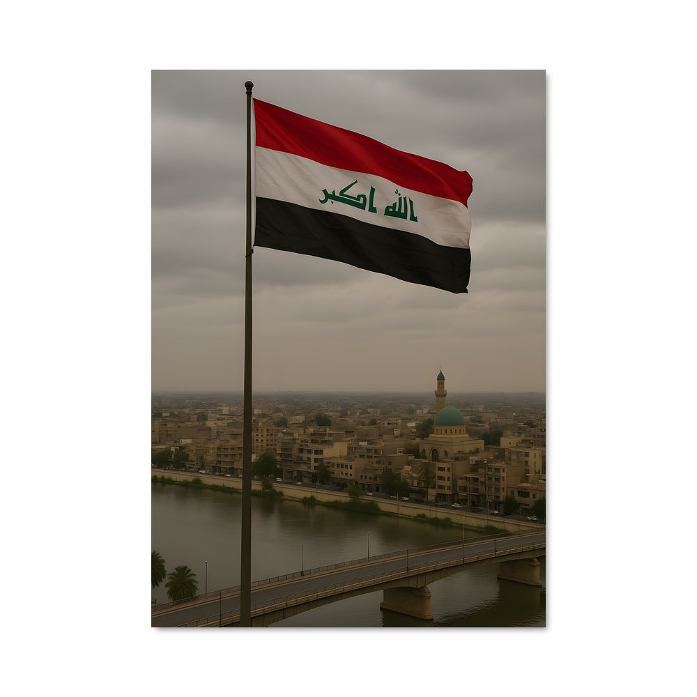 Poster Drapeau de Baghdad
