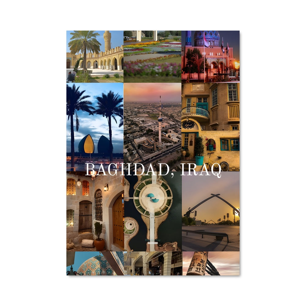 Poster Baghdad: Portraits Urbains