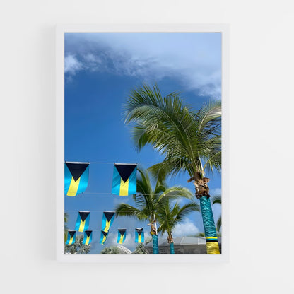 ap-bahamas flag-3 cadre Blanc