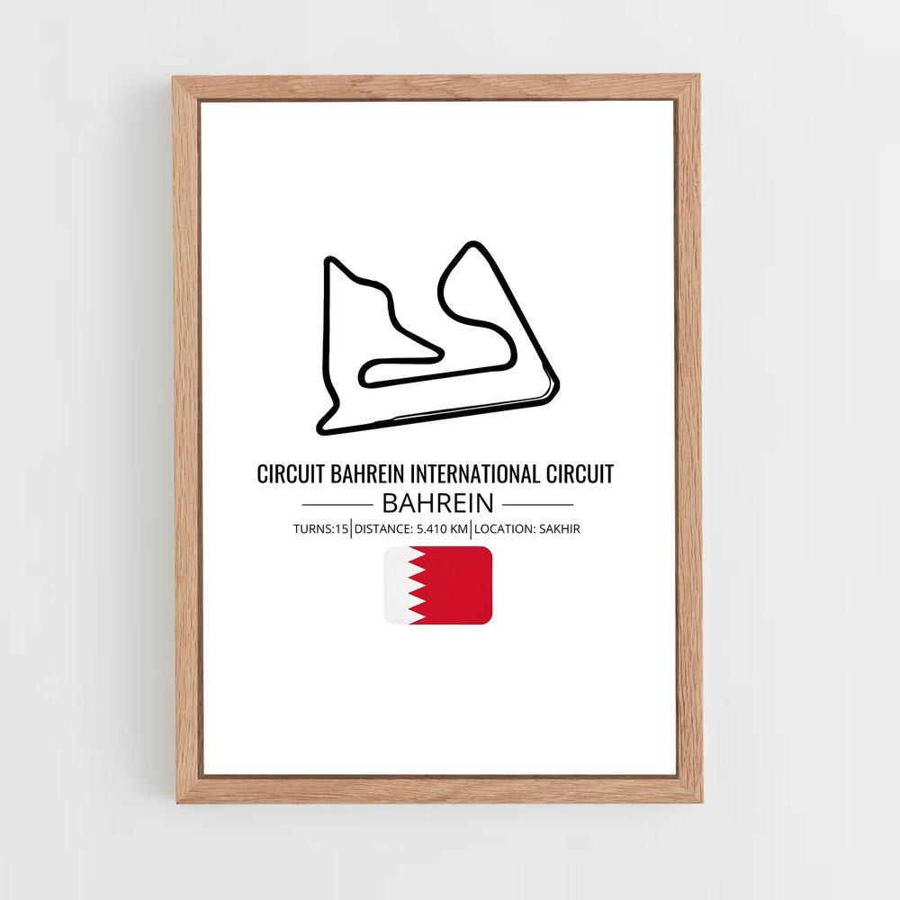 ap-bahrain international circuit-7 cadre Bois clair