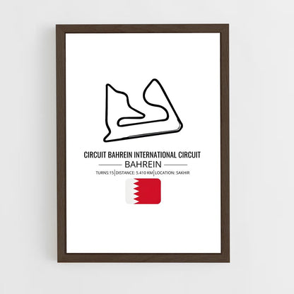 ap-bahrain international circuit-7 cadre Bois foncé
