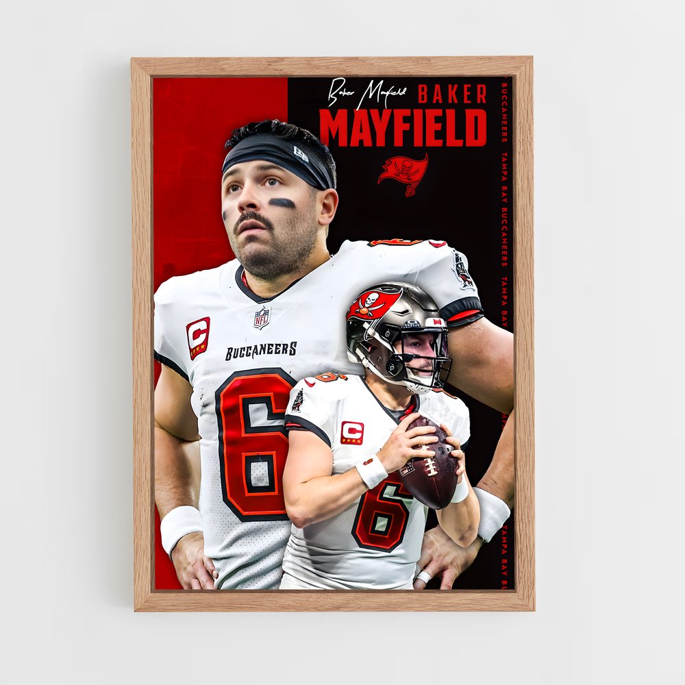 ap-baker mayfield-2 cadre Bois clair