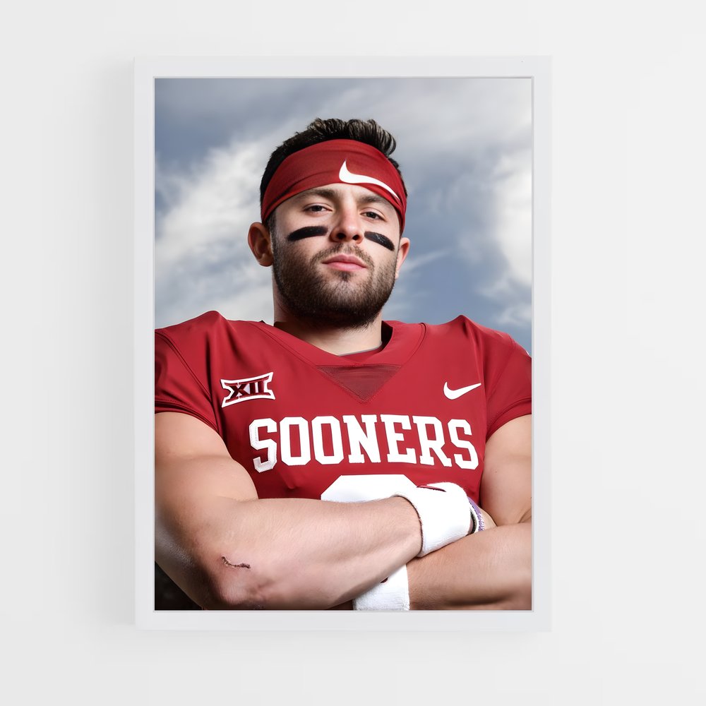 ap-baker mayfield-3 cadre Blanc