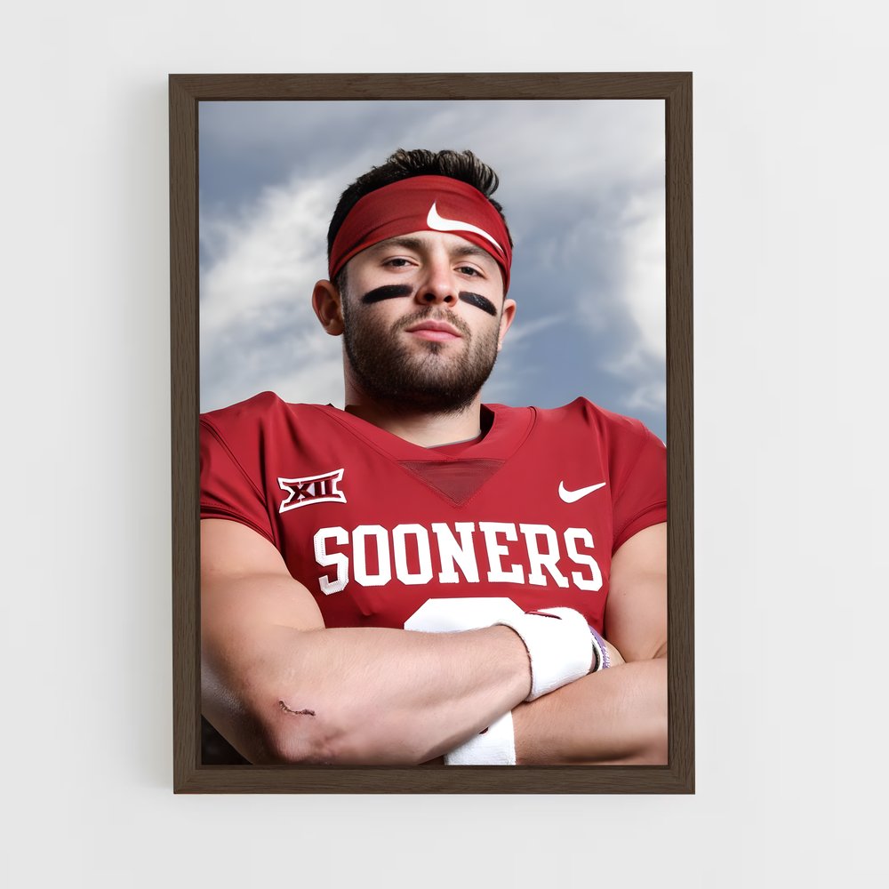 ap-baker mayfield-3 cadre Bois foncé