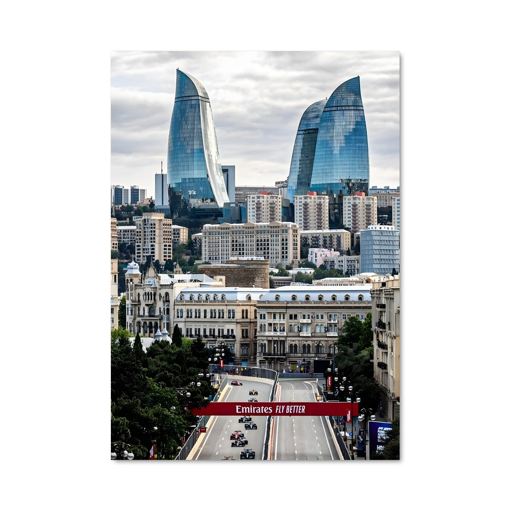 Poster Baku Night Lights