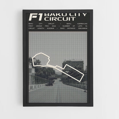 ap-baku city circuit azerbaijan-1 cadre Noir