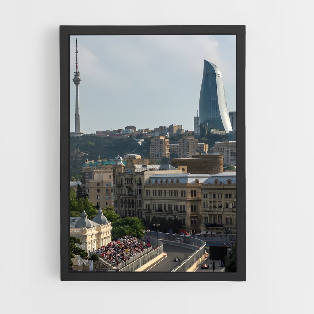 ap-baku city circuit azerbaijan-2 cadre Noir