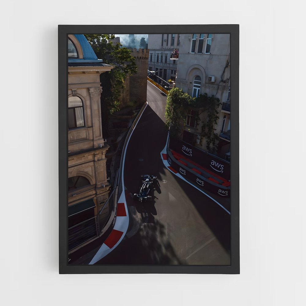 ap-baku city circuit azerbaijan-3 cadre Noir