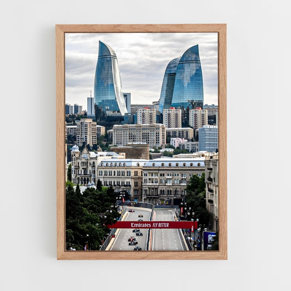 ap-baku city circuit azerbaijan-4 cadre Bois clair