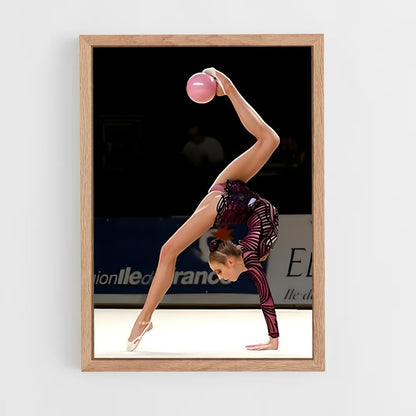 ap-ball rhythmic gymnastics-7 cadre Bois clair