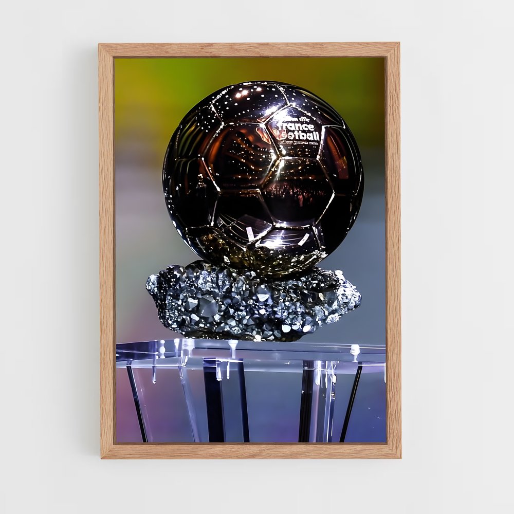 ap-ballon d'or-3 cadre Bois clair