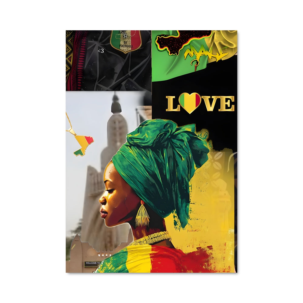 Poster Palette de Bamako