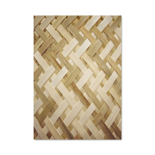 Poster Tissage de Bamboo