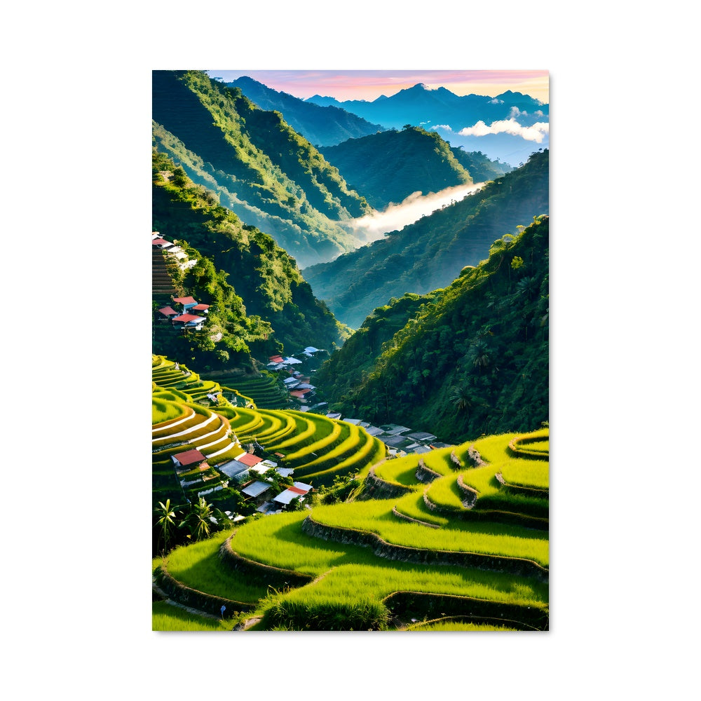 Poster Banaue rice terraces 88977