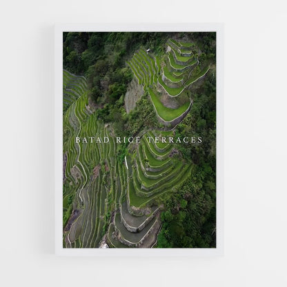 ap-banaue rice terraces-13 cadre Blanc