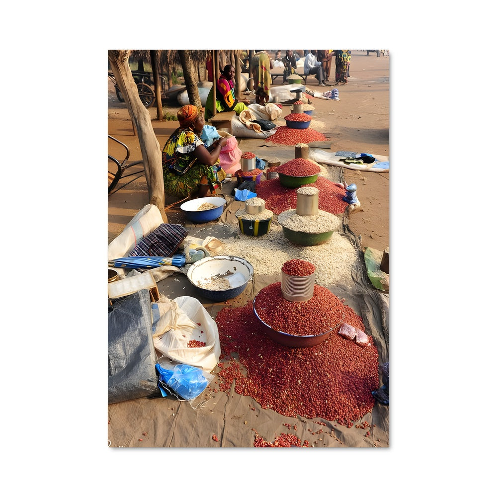 Poster La Vendeuse de Haricots Rouges