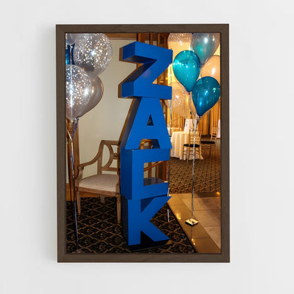 ap-bar mitzvah-6 cadre Bois foncé