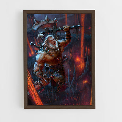 ap-barbarian diablo-1 cadre Bois foncé