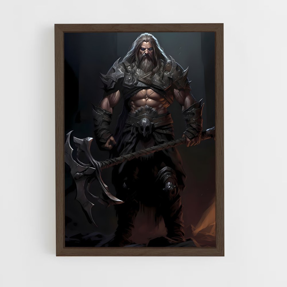 ap-barbarian diablo-3 cadre Bois foncé