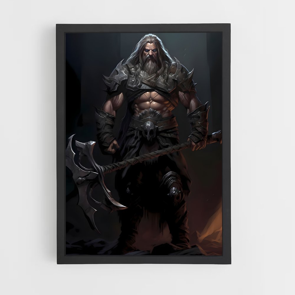 ap-barbarian diablo-3 cadre Noir